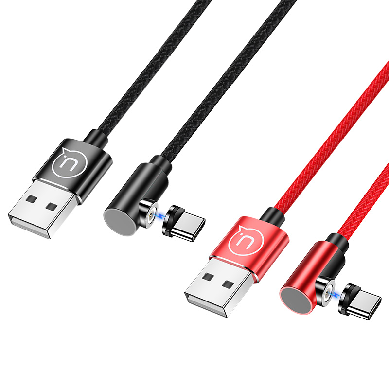 Cáp sạc U54 Right-angle Aluminum Alloy Magnetic Charging Cable Type-C