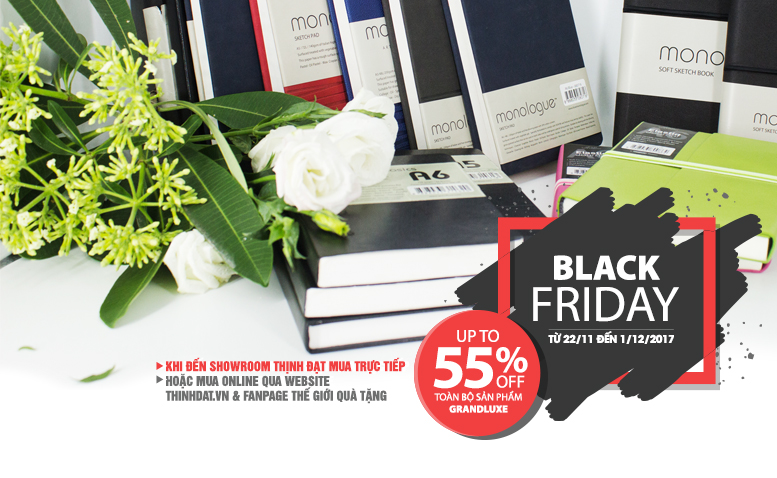 Black Friday: Sale off tới 55% toàn bộ văn phòng phẩm cao cấp GRANDLUXE