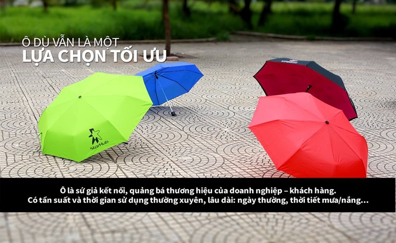 10 thiết kế ô (dù) quà tặng quảng cáo được mọi người yêu thích nhất