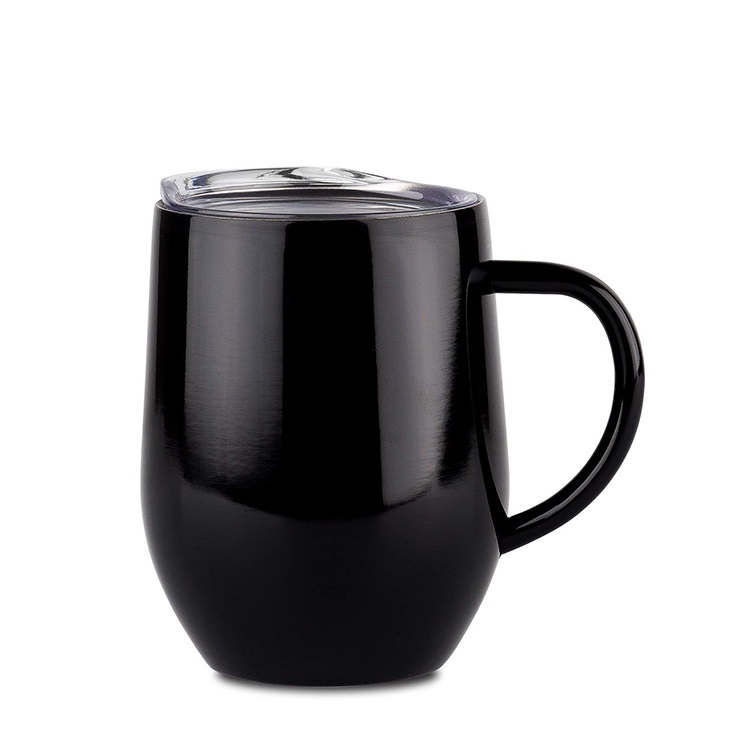 Cốc đựng nước bằng thép không gỉ 12OZ có tay cầm