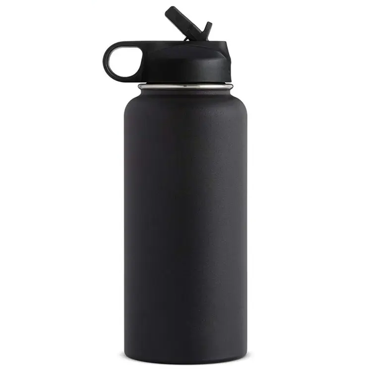 Bình giữ nhiệt bằng thép không gỉ 32OZ/1000ML có nắp ống hút bằng nhựa