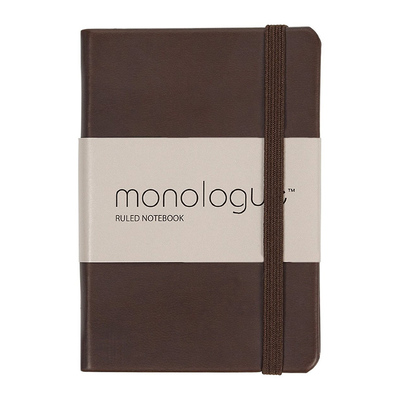Sổ ghi chép Monologue Ruled Notebook A7/96L màu nâu