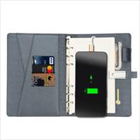 Sổ tay A6 tích hợp pin dự phòng có ổ flash USB