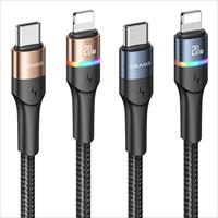 Cáp dữ liệu &  sạc nhanh  U76 Type-C to Lightning PD USAMS