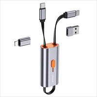 Cáp sạc nhanh 4 trong 1 Multifunctional 60W PD Storage USAMS