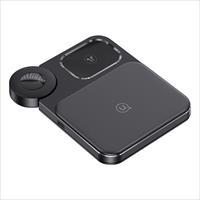 Đế Sạc Không Dây USAMS 15W 3 Trong 1 Cho iP14 13 12 Series Watch Android