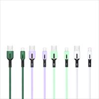 Cáp sạc nhanh U51 Lightning Silicone With Light USAMS