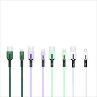 Cáp Sạc & Cáp Dữ Liệu Có Đèn U51 Micro Silicone