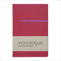 Sổ ghi chép Monologue Contrast Ruled Notebook A6/96L màu hồng