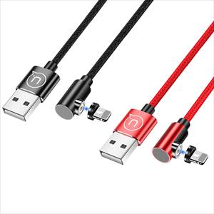 Cáp sạc U54 Right-angle Aluminum Alloy Magnetic Charging Cable Lightning USAMS