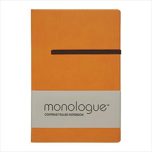 Sổ ghi chép Monologue Contrast Ruled Notebook A7/96L màu cam