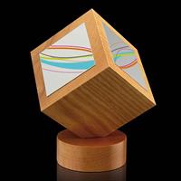 Cúp Giải thưởng Wooden Cube