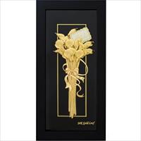 Tranh hoa thủy vu vàng 24K 3D hình chữ nhật