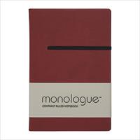 Sổ ghi chép Monologue Contrast Ruled Notebook A8/96L màu đỏ